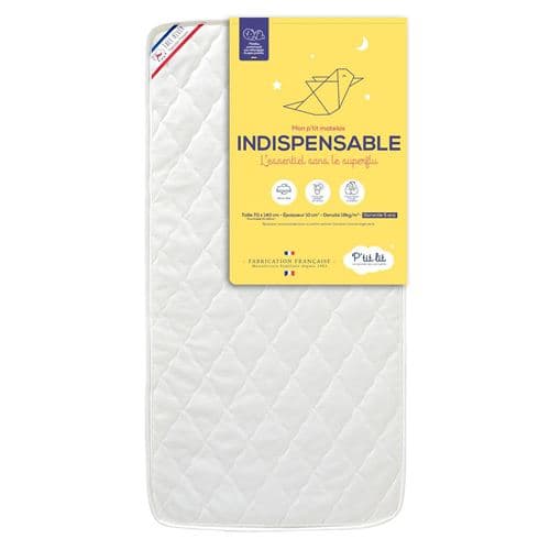 Matelas bébé sans substances nocives L'INDISPENSABLE 70x140